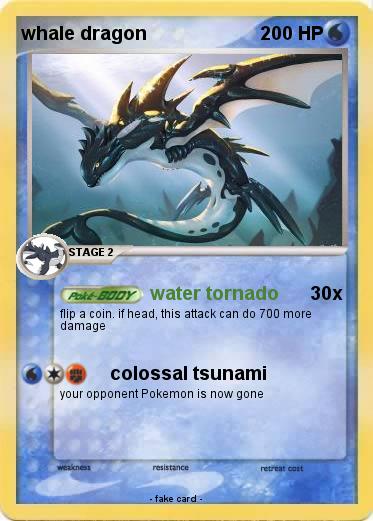 Pokemon whale dragon