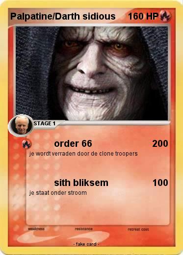Pokemon Palpatine/Darth sidious