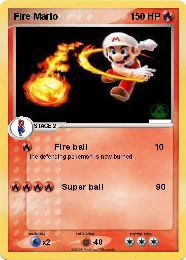 Pokemon Fire Mario