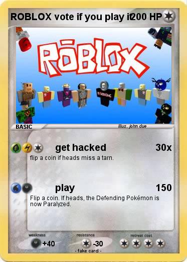 Pokemon Roblox Vote If You Play It