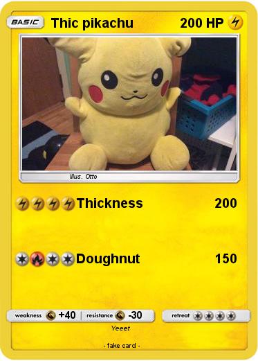 Pokemon Thic pikachu