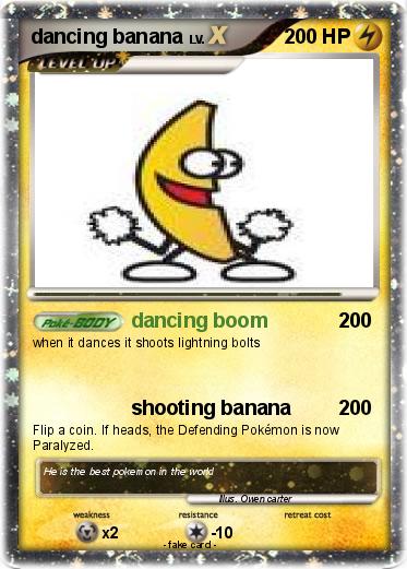 Pokemon dancing banana