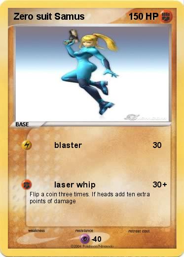 Pokemon Zero suit Samus 
