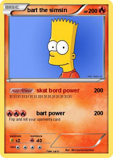 Pokemon bart the simsin