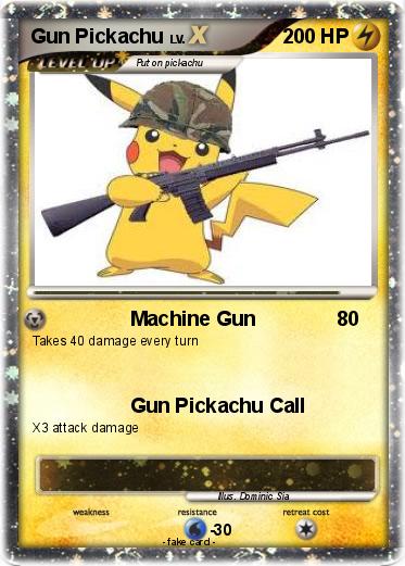 Pokemon Gun Pickachu