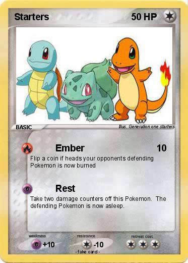 Pokemon Starters