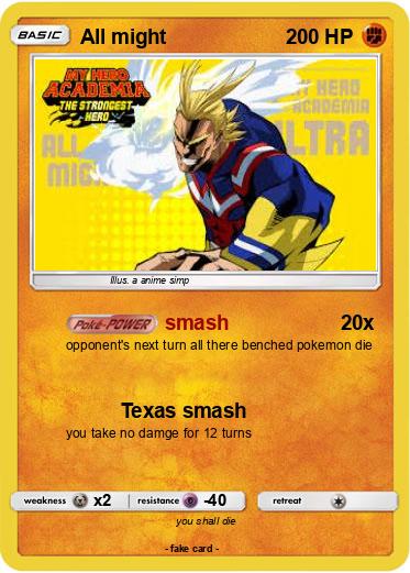 Pokemon All might