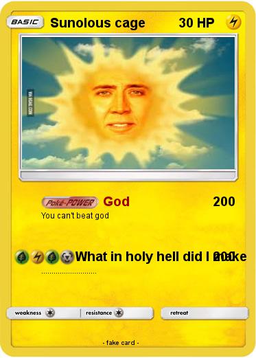 Pokemon Sunolous cage