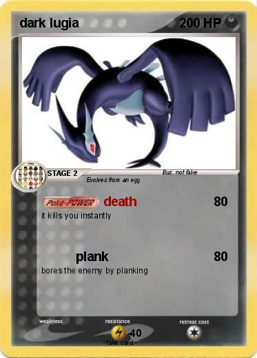 Pokemon dark lugia
