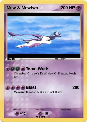 Pokemon Mew & Mewtwo
