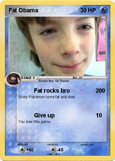 Pokemon Fat Obama