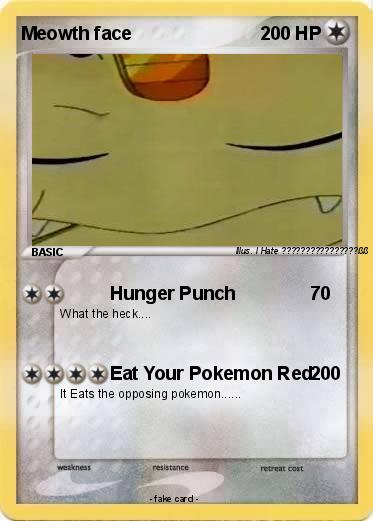 Pokemon Meowth face