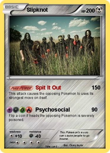 Pokemon Slipknot