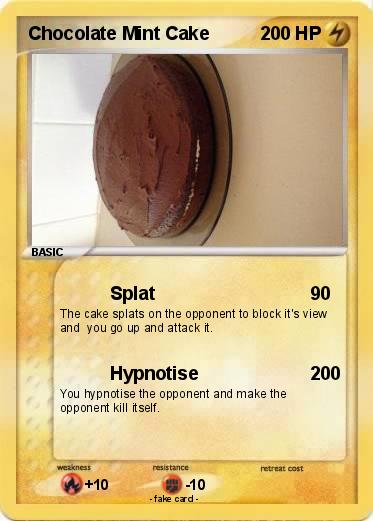 Pokemon Chocolate Mint Cake