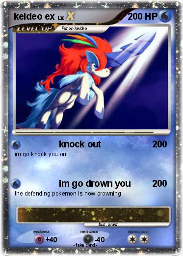 Pokemon keldeo ex