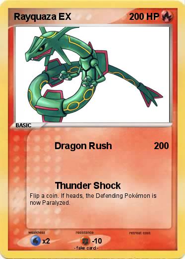 Pokemon Rayquaza EX