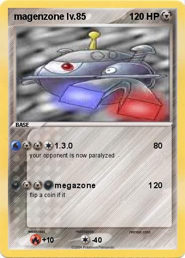 Pokemon magenzone lv.85