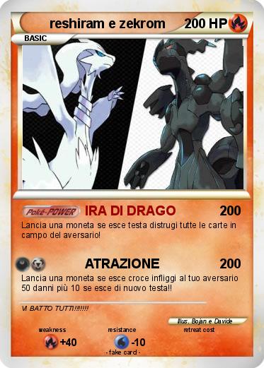 Pokemon reshiram e zekrom
