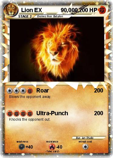 Pokemon Lion EX            90,000,