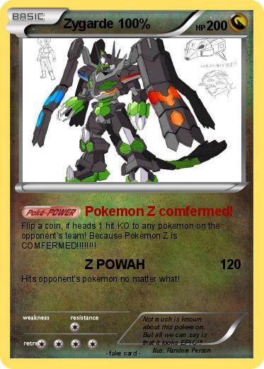 Pokemon Zygarde 100%