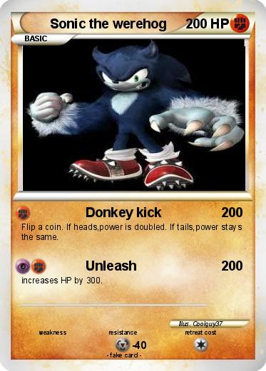 Pokemon Sonic the werehog