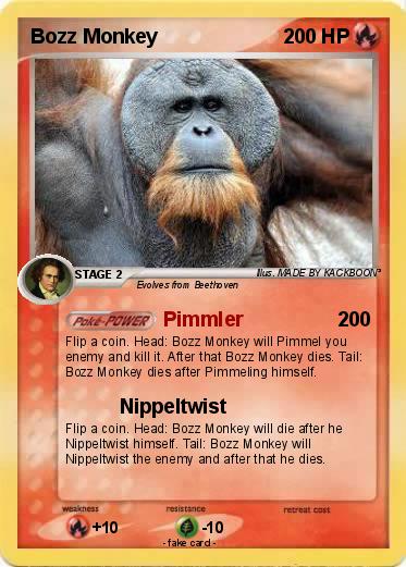 Pokemon Bozz Monkey
