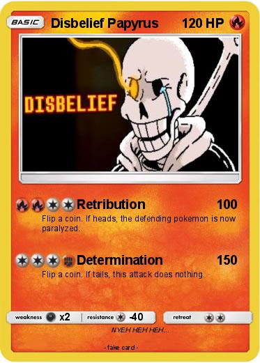 Pokemon Disbelief Papyrus