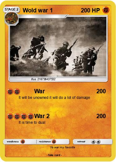 Pokemon Wold war 1