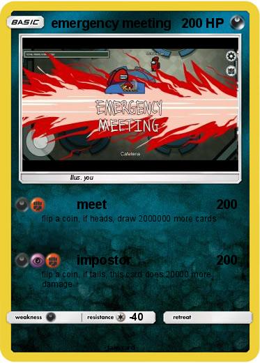Pokemon emergency meeting