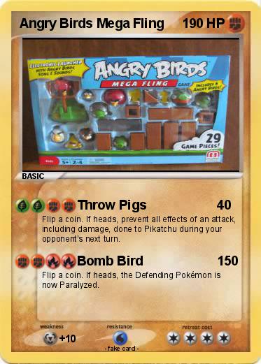 Pokemon Angry Birds Mega Fling