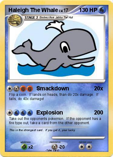 Pokemon Haleigh The Whale
