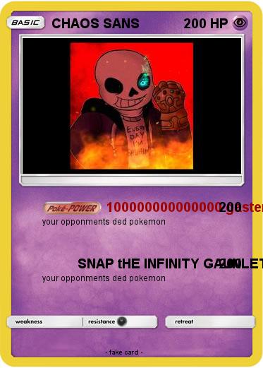 Pokemon CHAOS SANS