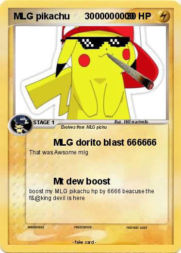 Pokemon MLG pikachu      3000000000