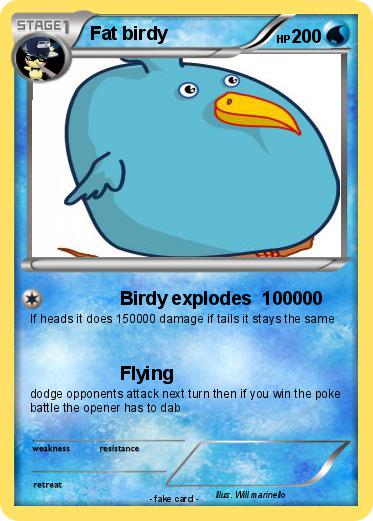 Pokemon Fat birdy