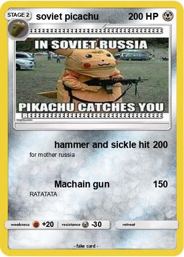 Pokemon soviet picachu