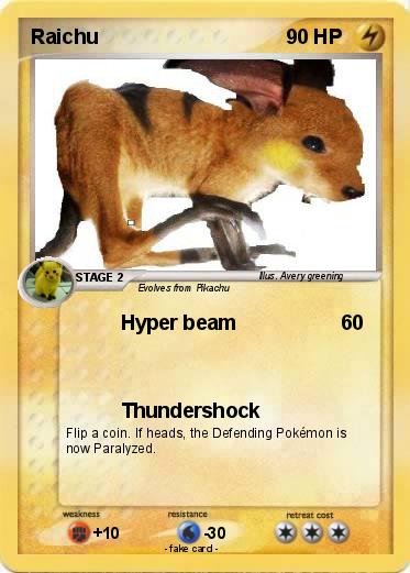 Pokemon Raichu