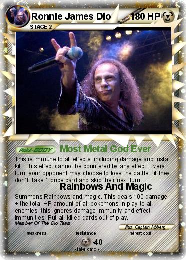 Pokemon Ronnie James Dio