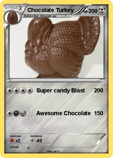 Pokemon Chocolate Turkey