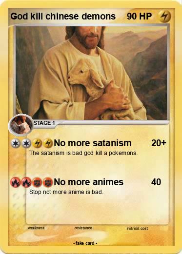 Pokemon God kill chinese demons