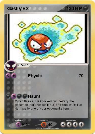 Pokemon Gastly EX