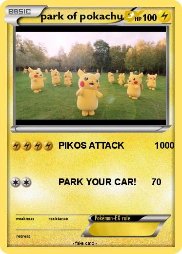 Pokemon park of pokachu