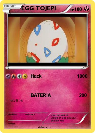 Pokemon EGG TOJEPI
