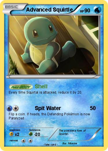 Pokemon Advanced Squirtle