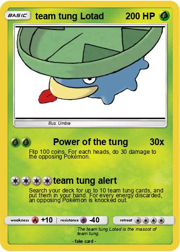 Pokemon team tung Lotad