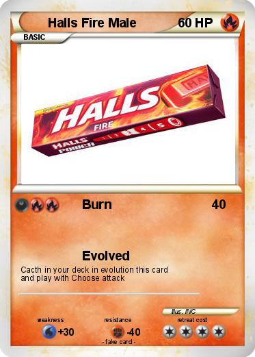 Pokemon Halls Fire Male