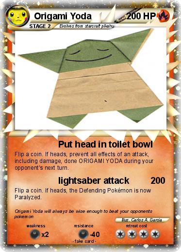 Pokemon Origami Yoda