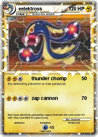 Pokemon eelektross
