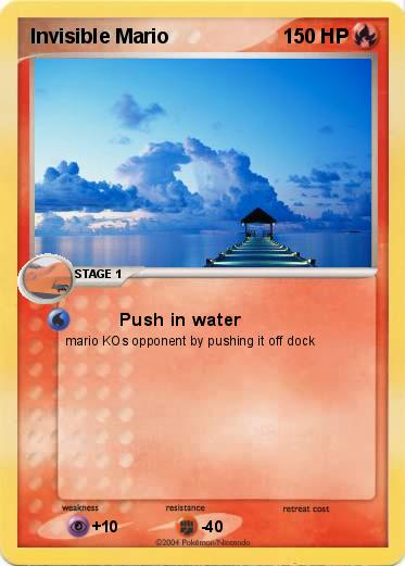 Pokemon Invisible Mario