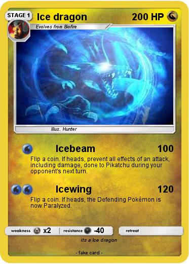 Pokemon Ice dragon
