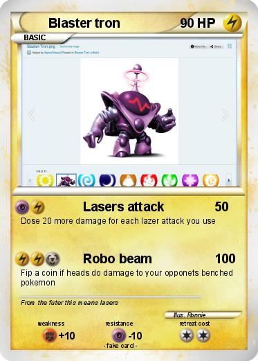 Pokemon Blaster tron